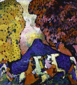 La montagne bleue - Kandinsky