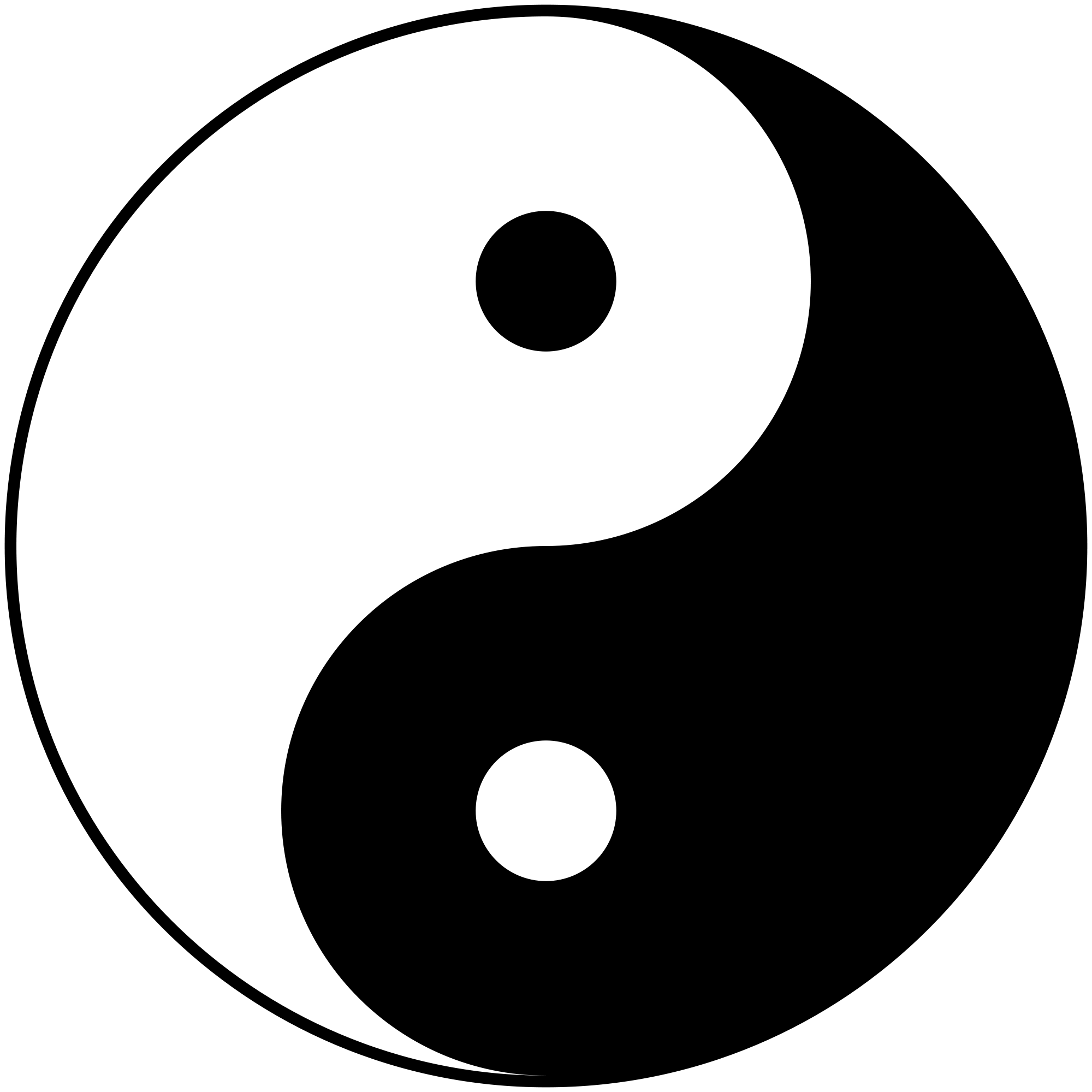 Simbol Yin Dan Yang Yin Yang Bermacam Macam Angka Tanda Png Pngwing ...