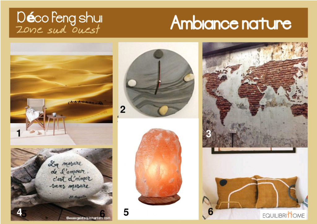 [Feng shui] - Planche tendance de la zone sud ouest | EquilibriHome